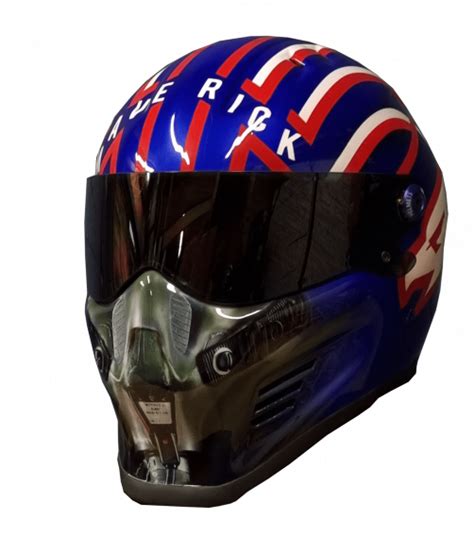 Top Gun Maverick Custom Painted Motorcycle Helmet