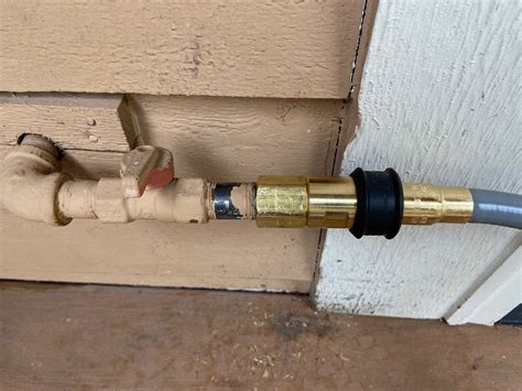 Leak Connecting A Grill To Gas Line Home Improvement Stack Exchange