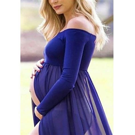 dresses off the shoulder sheer maternity photoshoot gown poshmark
