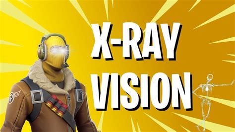 X Ray Vision In Fortnite Fortnite Battle Royale Youtube