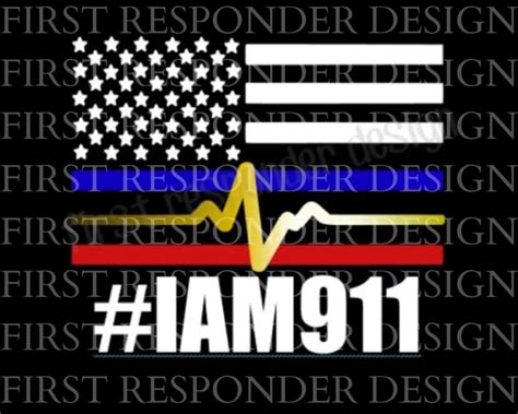 Dispatcher Decal Thin Gold Line Decal 911 Dispatch Decal Etsy