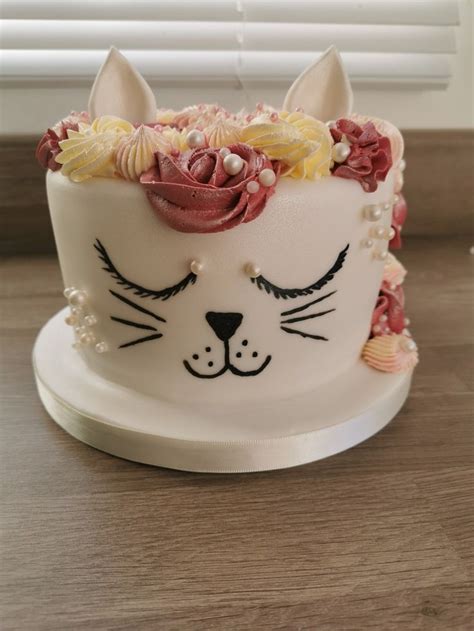 Cat Cake Cat Cake 40th Birthday Cakes Cupcake Cakes