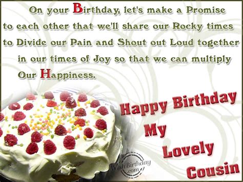 50+ happy birthday wishes for cousin. Birthday Wishes For Cousin In-Law - Happy Birthday Cousin Messages With Images Birthday Wishes ...