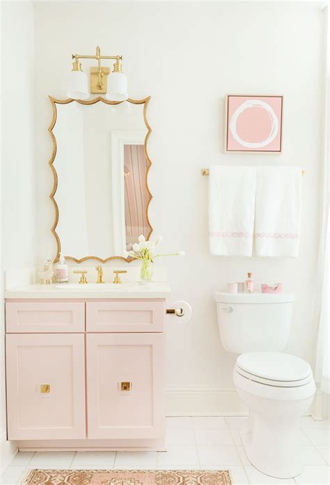 Pink Bathroom Design By Tori Alexander Photo By Leslee Mitchell