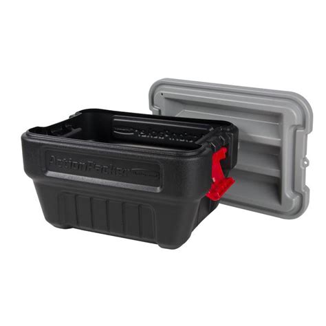 Rubbermaid Action Packer 8 Gallon Lockable Storage Box Sportsmans