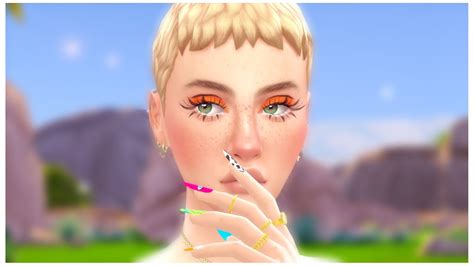 Sims 4 Create A Sim Cc Links Elaina Gale Youtube