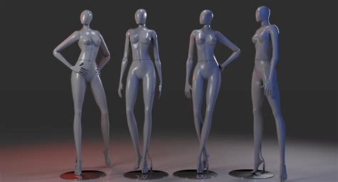 Mannequin 3d Model Wirecase