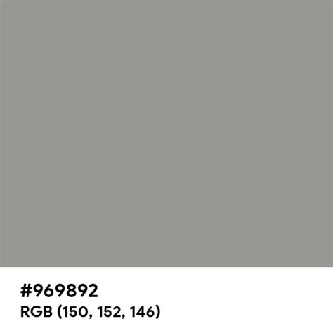 Best Gray Color Hex Code Is 969892