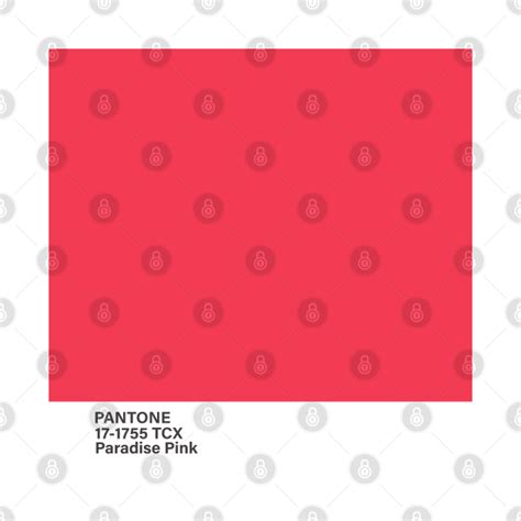 Pantone 17 1755 Tcx Paradise Pink Pantone Color T Shirt Teepublic