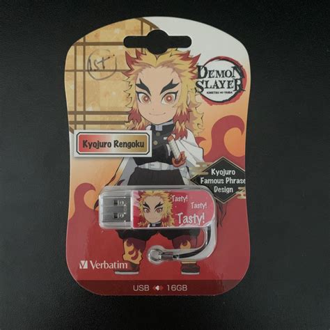 Brand New Verbatim Limited Edition 16gb Demon Slayer Usb Flash Drive