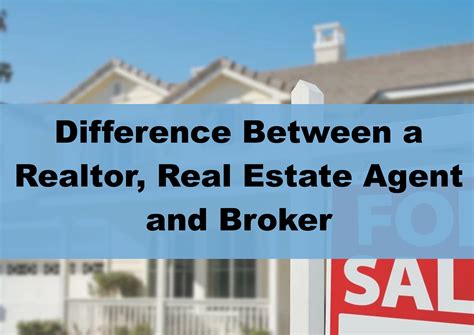 Check Difference Between A Realtor Real Estate Agent And Also Broker Secureamortgage