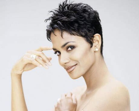 The hairstyle, although not truly permanent, may last for several months. Very short hairstyles for black women over 50