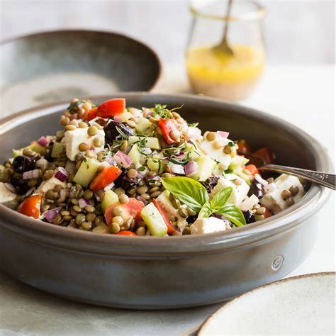 Mediterranean Lentil Salad Recipe Culinary Hill