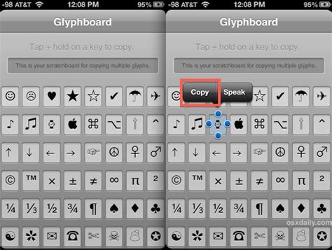 Add And Type Symbols Glyphs And Special Characters To The Ios Keyboard