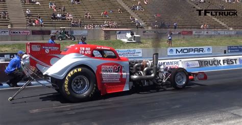 Watch This Cummins Diesel Dragster Break Into The 7s At Altitude
