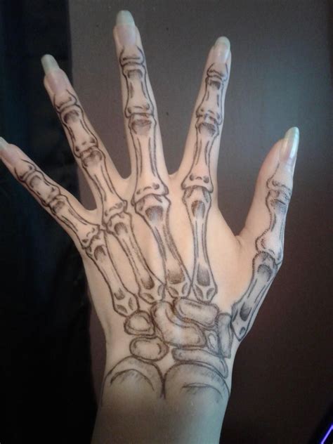 Skeleton Hand Pen Tattoo By Sithilia1 On Deviantart Skeleton Hand