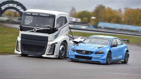 Volvo Trucks Pits 2400 Hp Race Truck Against Wtcc Race Car