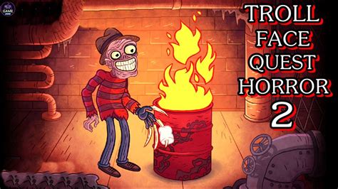 Troll Face Quest Horror 2 All Secrets Full Gameplay Youtube
