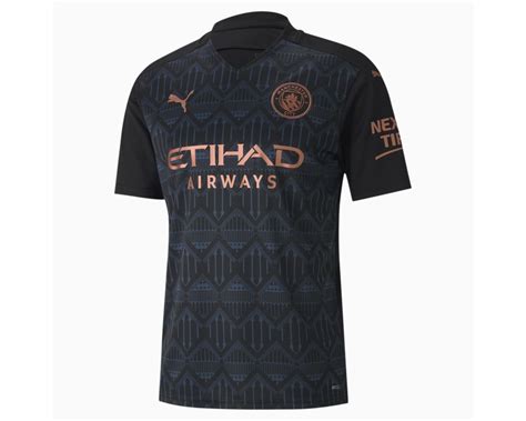 Puma Manchester City Away Soccer Jersey 20202021 Black