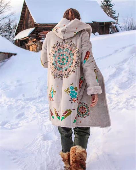 Boho Winter Look Boho Winter Outfits Winter Boho Boho Winter Coat