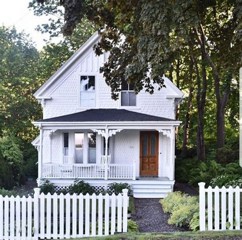 The Charm Of Small White Cottage Exteriors