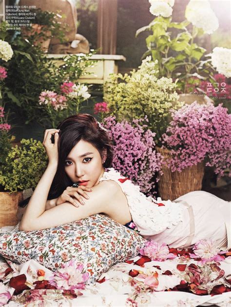 Tiffany S Gorgeous Floral Themed Photoshoot For Ceci S August Issue Girls Generation Tiffany