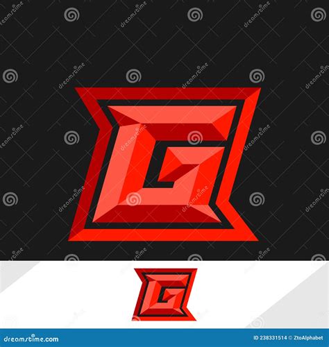 Esport Logo Game Letter G Gaming Design Stock Vector Illustration Of
