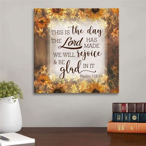 This Is The Day The Lord Has Made Psalm 11824 Bible Verse Wall Art