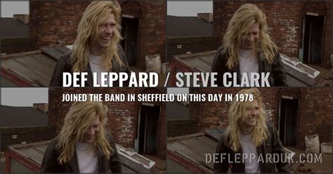 44 Years Ago Guitarist Steve Clark Joins Def Leppard In Sheffield