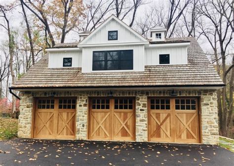 Timber Frame Carriage House In Berwyn Country Exterior