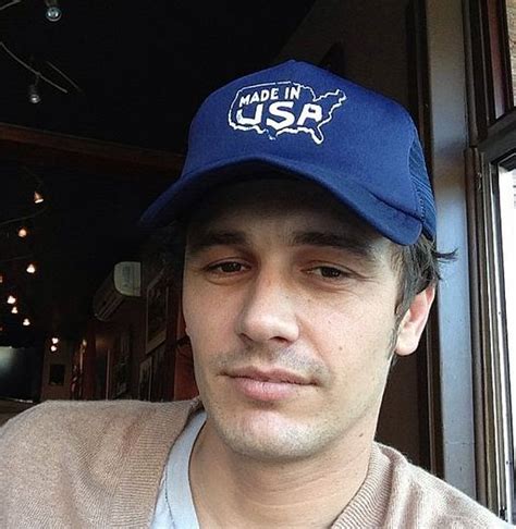 James Franco Snapped A Selfie While Wearing A Made In Usa Cap Popsugar James Franco