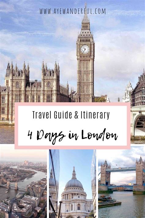 London Travel Guide The Ultimate 4 Day Itinerary