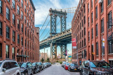 Iconic Dumbo View Of Manhattan Bridge And Empire State Etsy