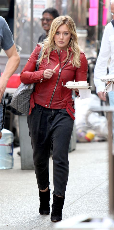 hilary duff out in new york hawtcelebs