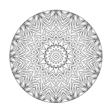 Download Rosette Mandala Stars Pattern Royalty Free Stock Illustration