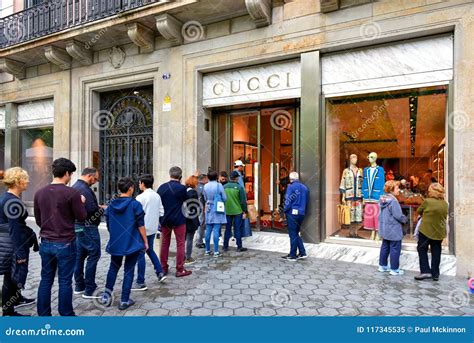 Gucci Store In Barcelona Spain Editorial Image Image Of Apparel