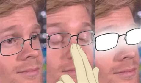 Anime Glasses Meme Blank Template Imgflip