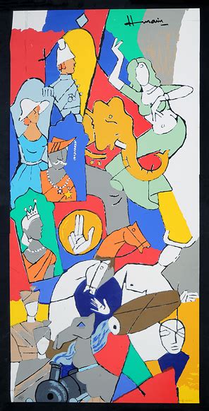 M F Husain Serigraphs By M F Husain