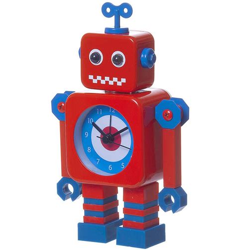 Robot Alarm Clock | Retro klok, Klok, Relatiegeschenken