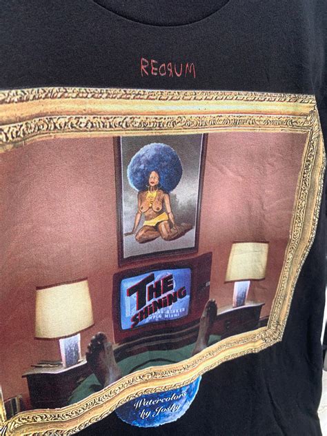 The Shining Nude Afro Graphic Tee Large Dick Hallorann Etsy