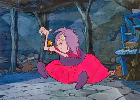 Animation Collection Mad Madam Mim And Wart As A Bird Cel From The Sword In The Stone 1963