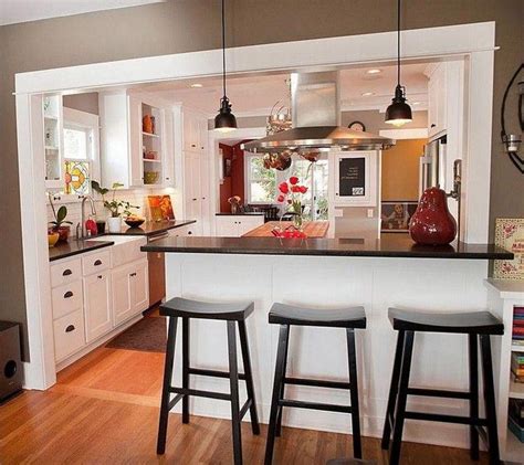 41 Elegant Open Kitchen Designs With Living Room Kitchen Remodel