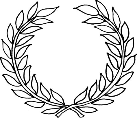 Laurel Leaf Template Clipart Best