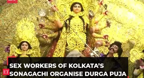 Sex Workers Of Kolkata’s Sonagachi Organise Durga Puja On The Theme Of Amader Poojo Amrai