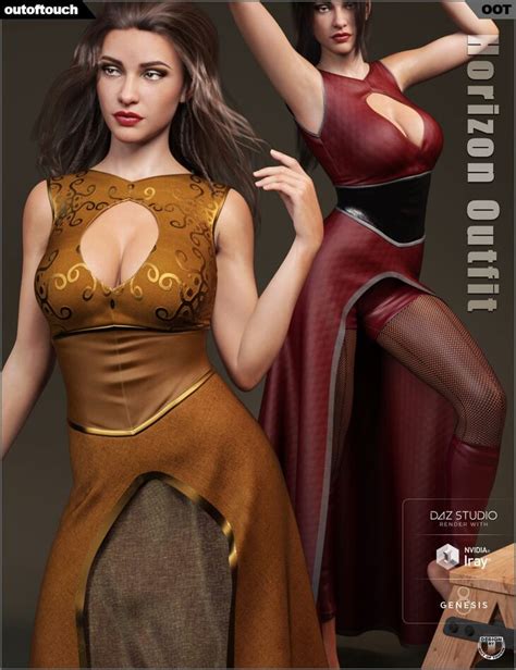 DForce Horizon Outfit For Genesis 8 Female S Render State