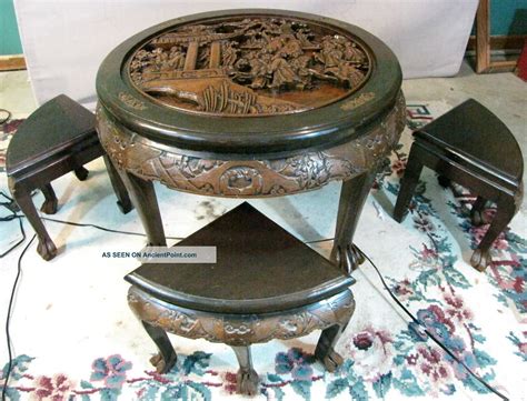 There are 774 chinese carved table for sale on etsy, and they cost $293.53 on average. Antique Chinese Hand Carved Wood Tea, Coffee Table With 4 ...