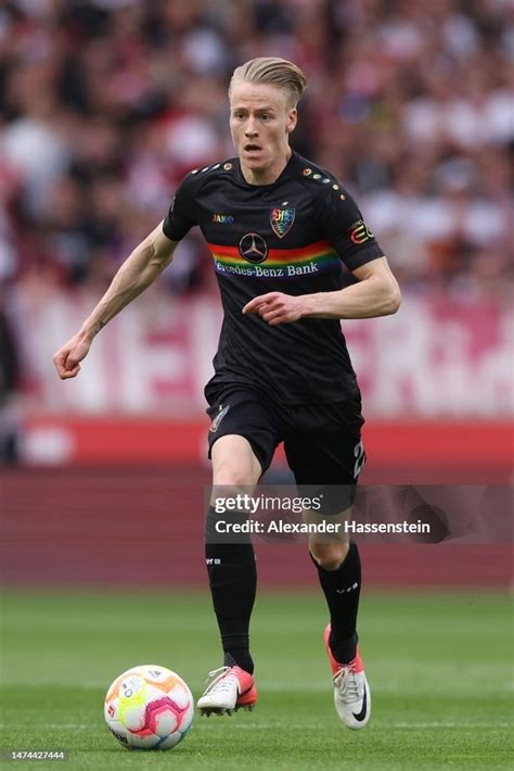 Chris Führich Of Vfb Stuttgart Of Stuttgart Runs With The Ball During