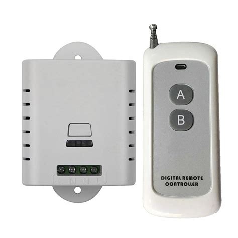 120v 220v Wireless Remote Control Switch With Manual Button 1 Receiver