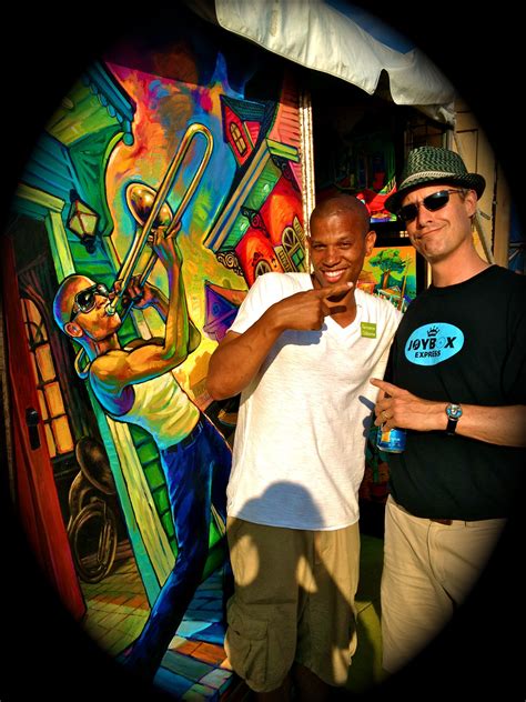 With New Orleans Painter And Jazz Festival Poster Artist Terrance
