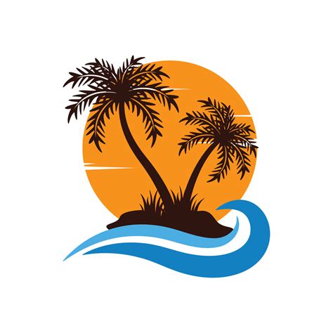 Palm Beach Logo 20191105 Vector Art At Vecteezy